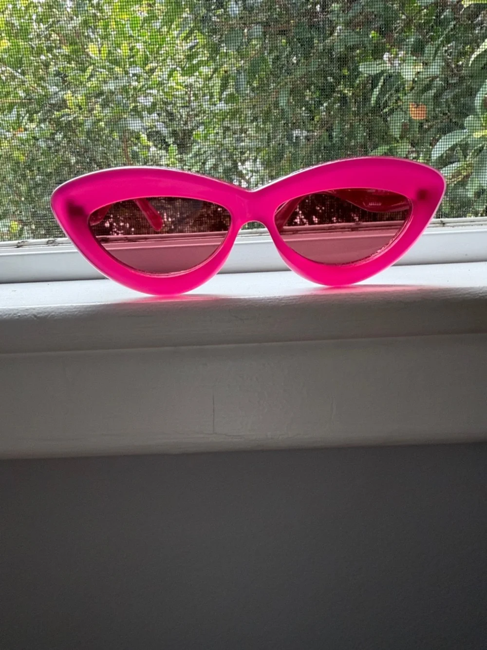Loewe Hot Pink Cat-Eye Sunglasses